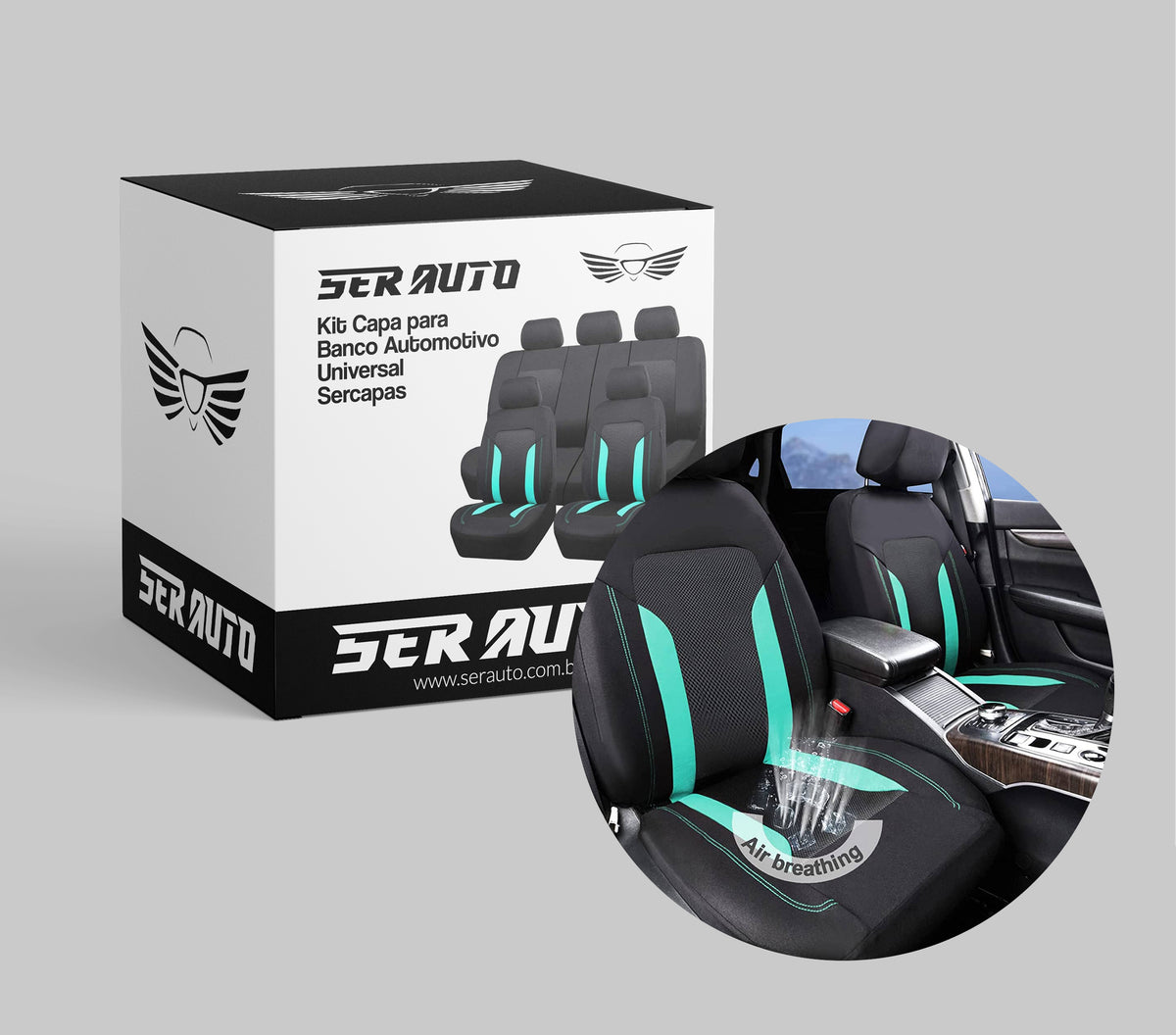 Kit Capa Para Banco Automotivo Universal - Sercapas